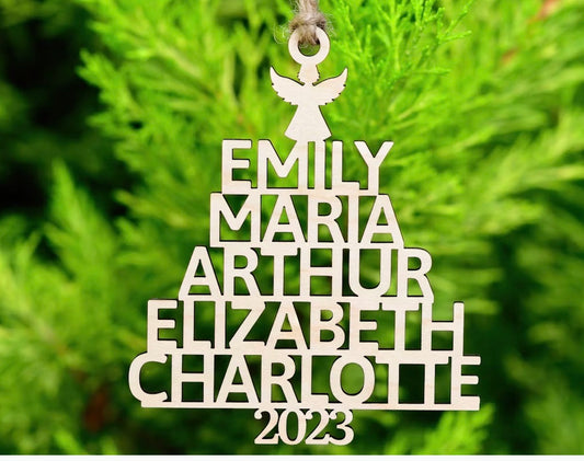 Personalized Christmas Tree Ornaments